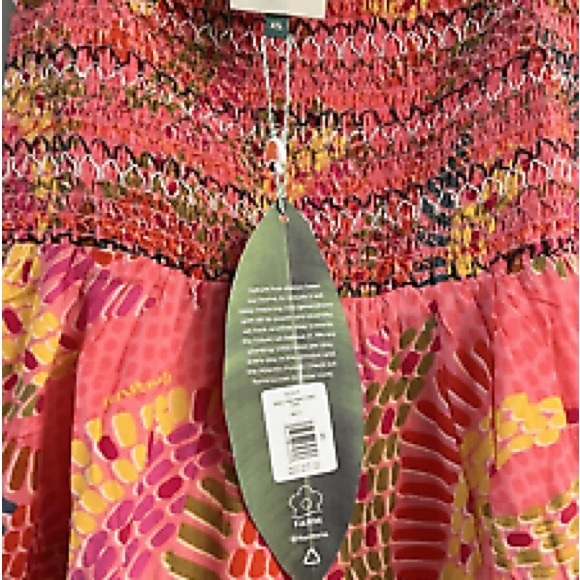 Farm Rio Mixed Pink Prints Maxi Skirt In Multi |colors - Picture 3 of 4